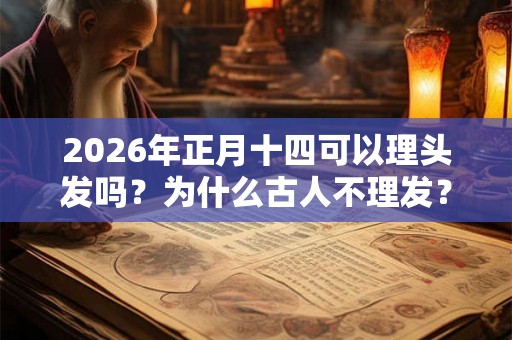 2026年正月十四可以理头发吗？为什么古人不理发？