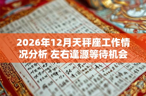 2026年12月天秤座工作情况分析 左右逢源等待机会 2026年12月天秤座工作情况分析 左右逢源等待机会