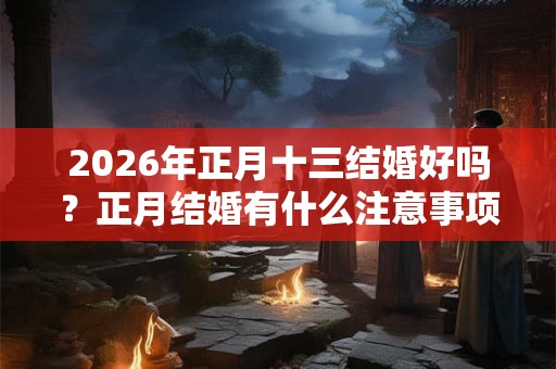 2026年正月十三结婚好吗？正月结婚有什么注意事项