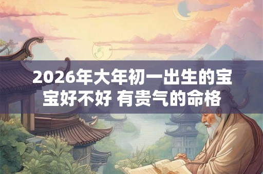 2026年大年初一出生的宝宝好不好 有贵气的命格 2026年大年初一出生的宝宝好不好 有贵气的命格