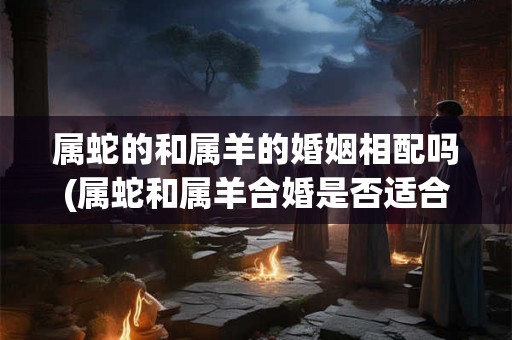 属蛇的和属羊的婚姻相配吗(属蛇和属羊合婚是否适合？)