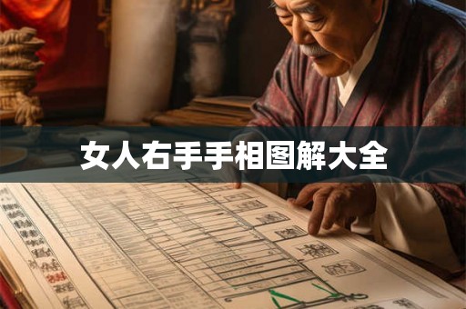 女人右手手相图解大全