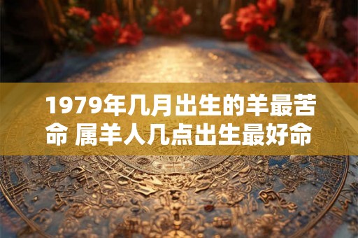 1979年几月出生的羊最苦命 属羊人几点出生最好命 1979年几月出生的羊最苦命 属羊人几点出生最好命