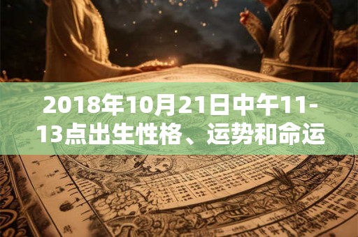 2018年10月21日中午11-13点出生性格、运势和命运
