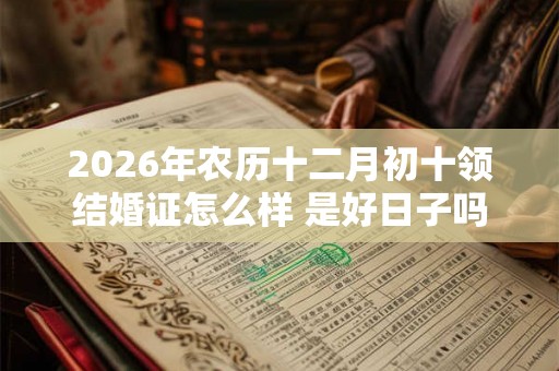 2026年农历十二月初十领结婚证怎么样 是好日子吗