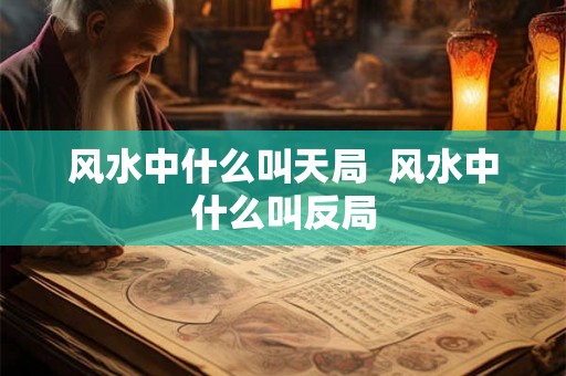 风水中什么叫天局  风水中什么叫反局