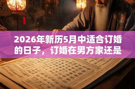 2026年新历5月中适合订婚的日子，订婚在男方家还是女方？