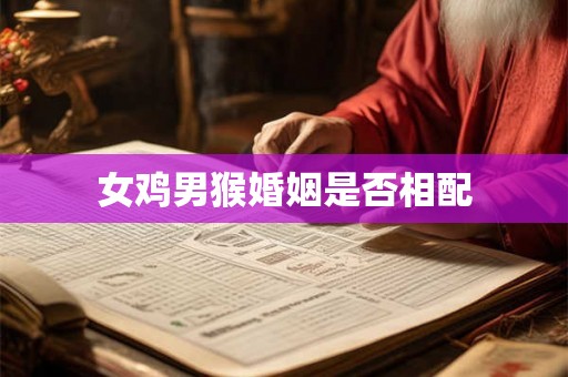 女鸡男猴婚姻是否相配