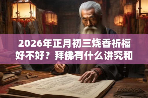 2026年正月初三烧香祈福好不好?拜佛有什么讲究和忌讳? 2026年正月初三烧香祈福好不好?拜佛有什么讲究和忌讳?