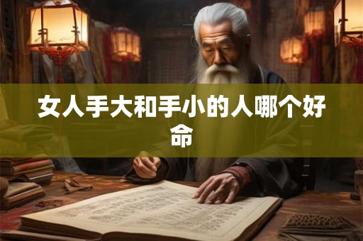 女人手大和手小的人哪个好命
