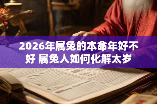 2026年属兔的本命年好不好 属兔人如何化解太岁 2026年属兔的本命年好不好 属兔人如何化解太岁