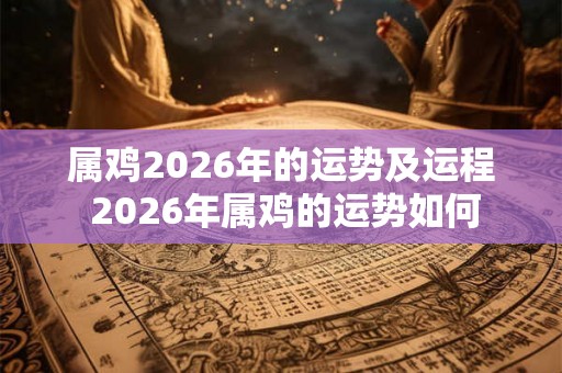属鸡2026年的运势及运程 2026年属鸡的运势如何