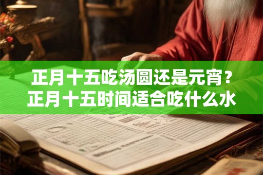 正月十五吃汤圆还是元宵?正月十五时间适合吃什么水果? 正月十五吃汤圆还是元宵?正月十五时间适合吃什么水果?