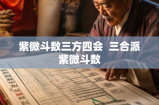 紫微斗数三方四会 三合派紫微斗数 紫微斗数三方四会 三合派紫微斗数
