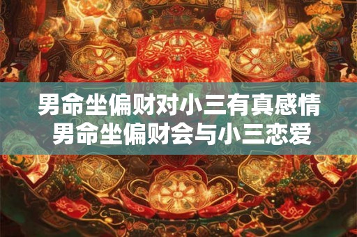 男命坐偏财对小三有真感情 男命坐偏财会与小三恋爱