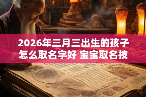 2026年三月三出生的孩子怎么取名字好 宝宝取名技巧