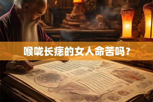 喉咙长痣的女人命苦吗? 喉咙长痣的女人命苦吗?