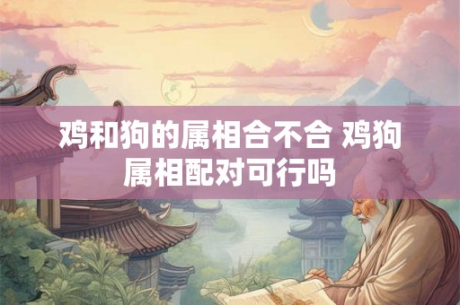 鸡和狗的属相合不合 鸡狗属相配对可行吗