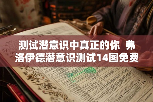 测试潜意识中真正的你  弗洛伊德潜意识测试14图免费