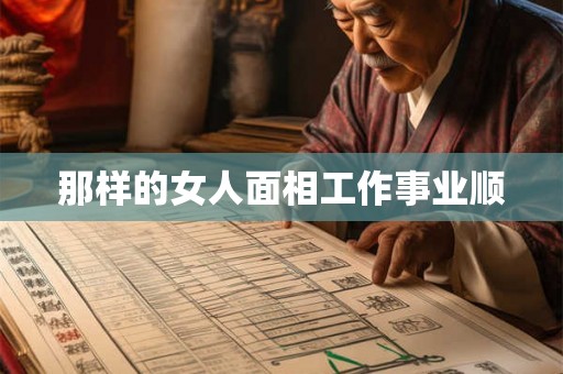 那样的女人面相工作事业顺