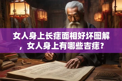 女人身上长痣面相好坏图解，女人身上有哪些吉痣？