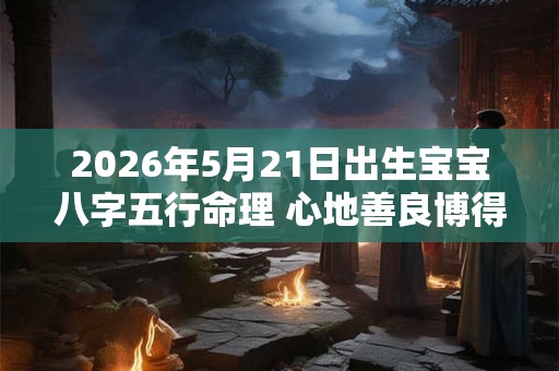 2026年5月21日出生宝宝八字五行命理 心地善良博得人望