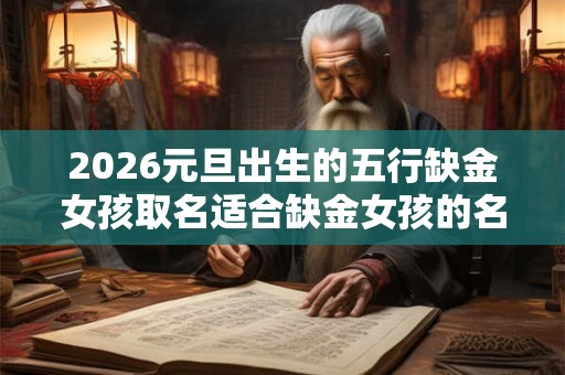 2026元旦出生的五行缺金女孩取名适合缺金女孩的名字