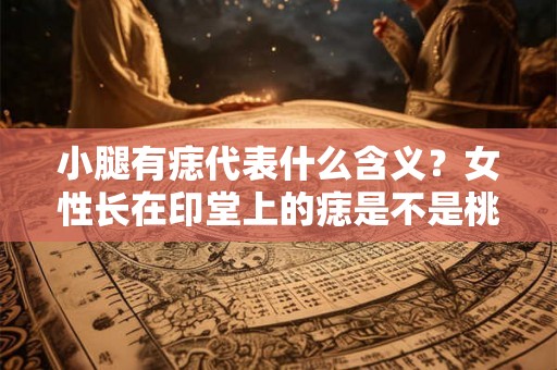 小腿有痣代表什么含义？女性长在印堂上的痣是不是桃花痣？