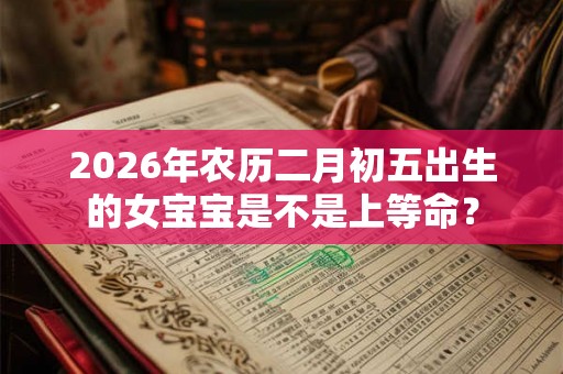 2026年农历二月初五出生的女宝宝是不是上等命? 2026年农历二月初五出生的女宝宝是不是上等命?