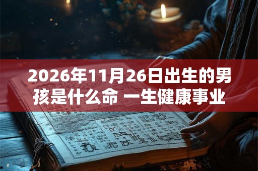 2026年11月26日出生的男孩是什么命 一生健康事业好