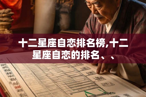 十二星座自恋排名榜,十二星座自恋的排名、、