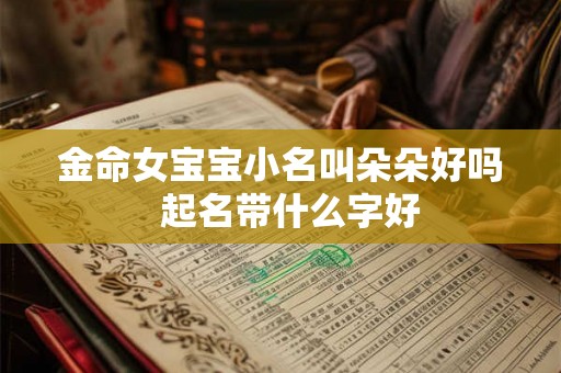 金命女宝宝小名叫朵朵好吗 起名带什么字好 金命女宝宝小名叫朵朵好吗 起名带什么字好