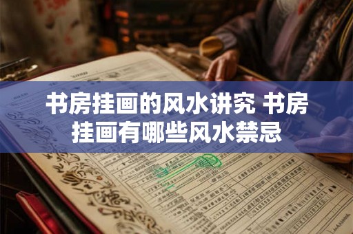 书房挂画的风水讲究 书房挂画有哪些风水禁忌 书房挂画的风水讲究 书房挂画有哪些风水禁忌