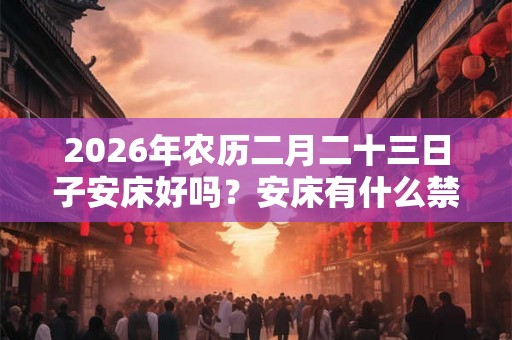 2026年农历二月二十三日子安床好吗？安床有什么禁忌？