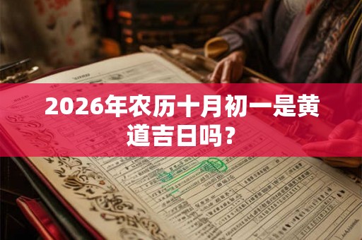 2026年农历十月初一是黄道吉日吗？