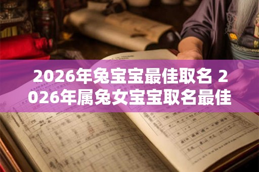 2026年兔宝宝最佳取名 2026年属兔女宝宝取名最佳用字