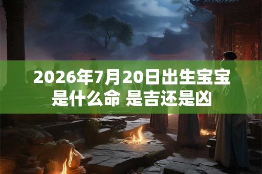 2026年7月20日出生宝宝是什么命 是吉还是凶
