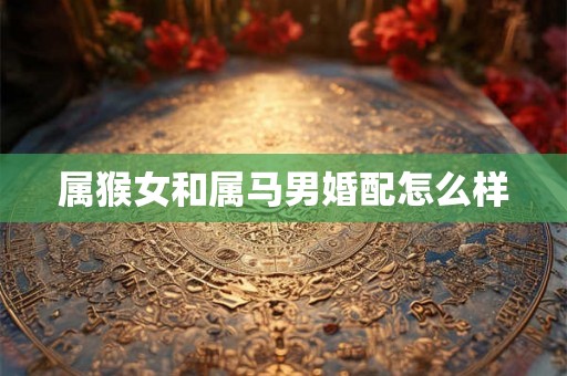 属猴女和属马男婚配怎么样