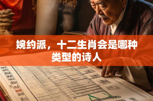 婉约派,十二生肖会是哪种类型的诗人 婉约派,十二生肖会是哪种类型的诗人