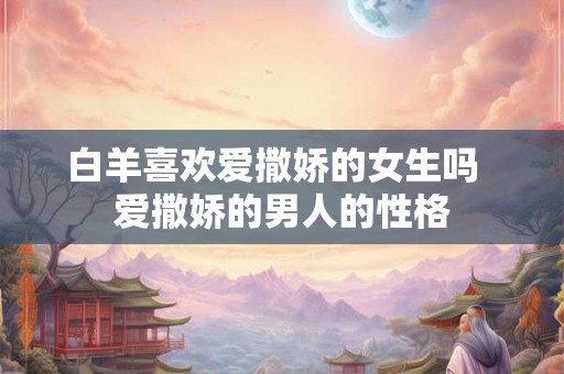 白羊喜欢爱撒娇的女生吗 爱撒娇的男人的性格 白羊喜欢爱撒娇的女生吗 爱撒娇的男人的性格