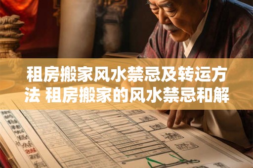 租房搬家风水禁忌及转运方法 租房搬家的风水禁忌和解决方法 租房搬家风水禁忌及转运方法 租房搬家的风水禁忌和解决方法