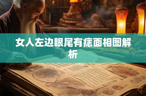 女人左边眼尾有痣面相图解析