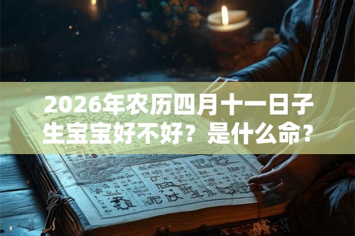 2026年农历四月十一日子生宝宝好不好？是什么命？