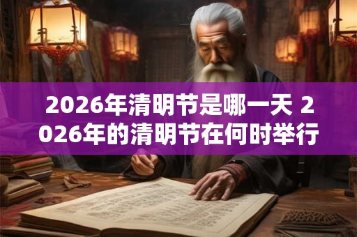 2026年清明节是哪一天 2026年的清明节在何时举行