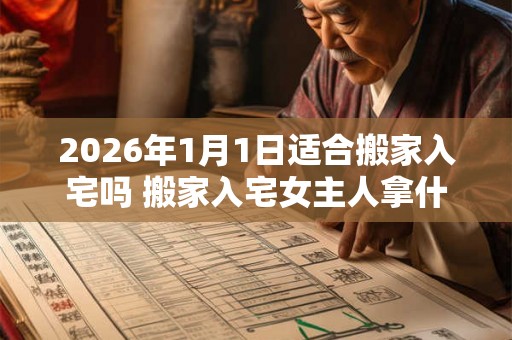 2026年1月1日适合搬家入宅吗 搬家入宅女主人拿什么