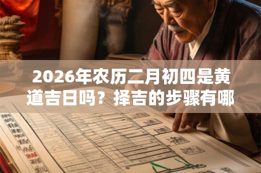 2026年农历二月初四是黄道吉日吗？择吉的步骤有哪些？