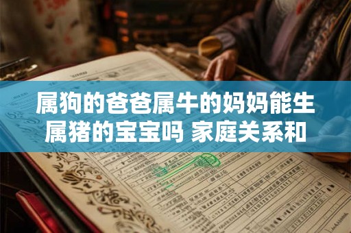 属狗的爸爸属牛的妈妈能生属猪的宝宝吗 家庭关系和谐