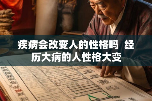 疾病会改变人的性格吗  经历大病的人性格大变