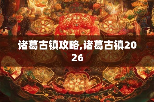 诸葛古镇攻略,诸葛古镇2026