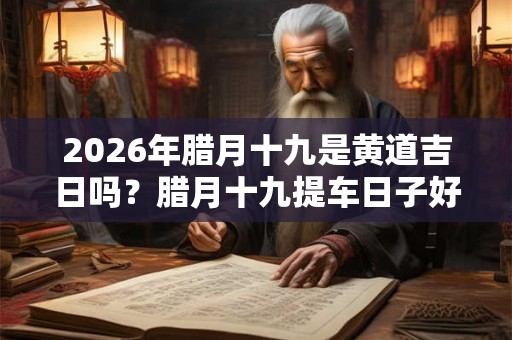 2026年腊月十九是黄道吉日吗？腊月十九提车日子好吗？